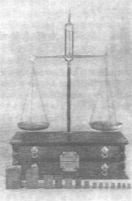 天平  铜砝码  清